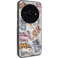 TPU+PC чохол Prisma Fluffie для Xiaomi Redmi A3 / Poco C61 - Kittens