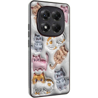 Чехол Prisma Fluffie для Xiaomi Redmi Note 14 Pro 4G - Kittens