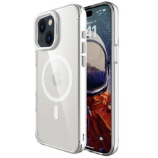 Чехол TPU Space Case Apex with MagSafe для Apple iPhone 13 / 14 / 15 (6.1) - Silver