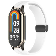 Ремінець Line Magnetic для Xiaomi Mi Band 9/8/10 Білий / White
