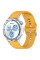 Силіконовий ремінець Wavy для Smart Watch 20mm Dark Yellow - фото