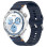 Силіконовий ремінець Wavy для Smart Watch 20mm Midnight Blue