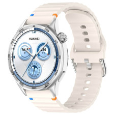 Силиконовый ремешок Wavy для Smart Watch 22mm Antique White
