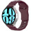 Силіконовий ремінець Defense для Smart Watch 20mm Plum
