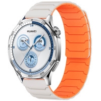 Ремешок Dual-color Magnetic для Smart Watch 20mm Starlight / Orange