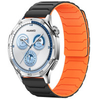 Ремешок Dual-color Magnetic для Smart Watch 20mm Black / Orange