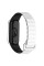 Ремінець Dual-color Magnetic для Xiaomi Mi Band 7/6/5/4/3 White / Black - фото