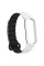 Ремінець Dual-color Magnetic для Xiaomi Mi Band 7/6/5/4/3 White / Black - фото