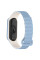 Ремінець Dual-color Magnetic для Xiaomi Mi Band 7/6/5/4/3 Lilac Blue / White - фото