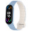 Ремінець Dual-color Magnetic для Xiaomi Mi Band 7/6/5/4/3 Lilac Blue / White