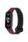 Ремінець Dual-color Magnetic для Xiaomi Mi Band 7/6/5/4/3 Plum / Black - фото