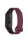 Ремінець Dual-color Magnetic для Xiaomi Mi Band 7/6/5/4/3 Plum / Black - фото