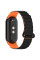 Ремінець Dual-color Magnetic для Xiaomi Mi Band 9/8/10 Black / Orange - фото