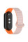 Ремінець Dual-color Magnetic для Xiaomi Mi Band 9/8/10 Light Pink / Orange - фото