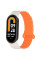 Ремінець Dual-color Magnetic для Xiaomi Mi Band 9/8/10 White / Orange - фото
