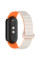 Ремінець Dual-color Magnetic для Xiaomi Mi Band 9/8/10 White / Orange - фото