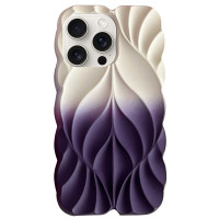 TPU чохол Leaf для Apple iPhone 14 Pro (6.1) - White / Purple