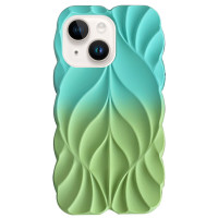TPU чохол Leaf для Apple iPhone 14 / 13 (6.1) - Marine Green / Mint