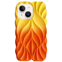 TPU чохол Leaf для Apple iPhone 14 / 13 (6.1) - Yellow / Orange