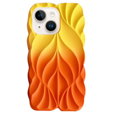 TPU чохол Leaf для Apple iPhone 14 / 13 (6.1) - Yellow / Orange