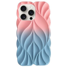 Чехол Leaf для Apple iPhone 15 Pro (6.1) - Pink / Blue