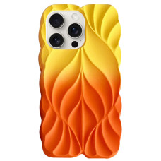 Чехол Leaf для Apple iPhone 15 Pro (6.1) - Yellow / Orange