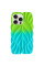 TPU чохол Leaf для Apple iPhone 15 Pro (6.1) - Green / Aqua - фото