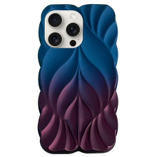 Чехол Leaf для Apple iPhone 15 Pro (6.1) - Navy Blue / Plum