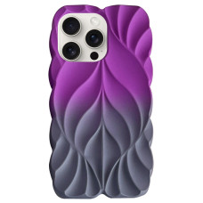 Чехол Leaf для Apple iPhone 15 Pro (6.1) - Violet / Grey