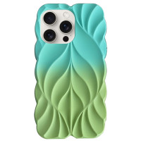Чехол Leaf для Apple iPhone 15 Pro Max (6.7) - Marine Green / Mint