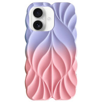 TPU чохол Leaf для Apple iPhone 16 (6.1) - Lilac / Pink