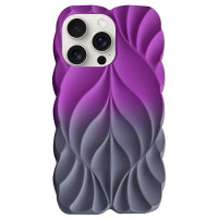 TPU чохол Leaf для Apple iPhone 16 Pro Max (6.9) - Violet / Grey
