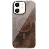 Чохол TPU Shiny Mountain (MagFit) для Apple iPhone 11 (6.1) - Chocolate