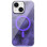 Чехол TPU Shiny Mountain (MagFit) для Apple iPhone 14 / 13 (6.1) - Purple
