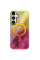 Чехол TPU Shiny Mountain (MagFit) для Samsung Galaxy S24+ - Yellow / Pink - фото