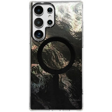 Чехол TPU Shiny Mountain (MagFit) для Samsung Galaxy S24 Ultra - Black