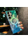 Чехол TPU Shiny Mountain (MagFit) для Samsung Galaxy S24 Ultra - Green / Blue - фото