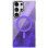 Чехол TPU Shiny Mountain (MagFit) для Samsung Galaxy S24 Ultra - Purple