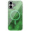 Чехол TPU Shiny Mountain (MagFit) для Apple iPhone 16 (6.1) - Green