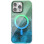Чехол TPU Shiny Mountain (MagFit) для Apple iPhone 16 Pro Max (6.9) - Green / Blue