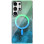 Чехол TPU Shiny Mountain (MagFit) для Samsung Galaxy S25 Ultra - Green / Blue