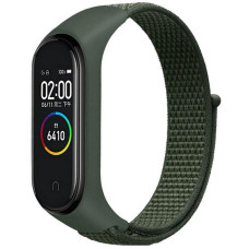 Ремінець Nylon New для Xiaomi Mi Band 3/4/5/6/7 - Green