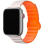 Ремешок BlueO Magnetic Silicone для Apple Watch 42(ser.1-3)/44/45/46/49mm - White / Orange