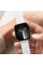 Ремешок BlueO Magnetic Silicone для Apple Watch 42(ser.1-3)/44/45/46/49mm - White / Orange - фото