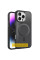 Чехол TPU+PC Carbon Mirage with MagSafe для Apple iPhone 16 (6.1) - Black - фото