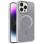 Чохол TPU+PC Carbon Mirage with MagSafe для Apple iPhone 16 Pro (6.3) - Grey