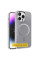 Чехол TPU+PC Carbon Mirage with MagSafe для Apple iPhone 16 Plus (6.7) - Grey - фото