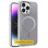 Чехол TPU+PC Carbon Mirage with MagSafe для Apple iPhone 16 Plus (6.7) - Grey