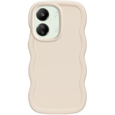 Чехол TPU Ripple для Xiaomi Redmi 13C - Antique White