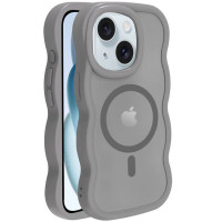 Чехол TPU+PC Undine with MagSafe для Apple iPhone 15 (6.1) - Grey
